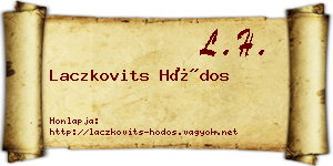 Laczkovits Hódos névjegykártya